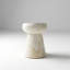 Table d'appoint multifonctionnelle en forme de champignon, table de bout à piédestal géométrique moderne, table basse décorative pour patio, salon, balcon, jardin, entrée-984085932-984085929