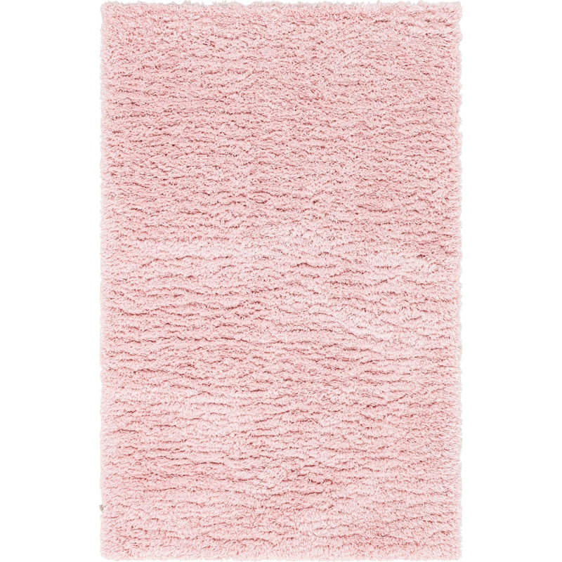 Hermina Light Pink Area Rug, Rectangle 5'1" x 8'