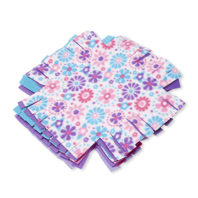 Melissa & Doug Created By Me! Flower Fleece Quilt