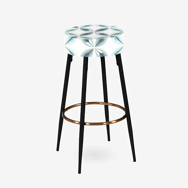 Ensemble de 2 tabourets de bar Subasked Symmetry - Damask
