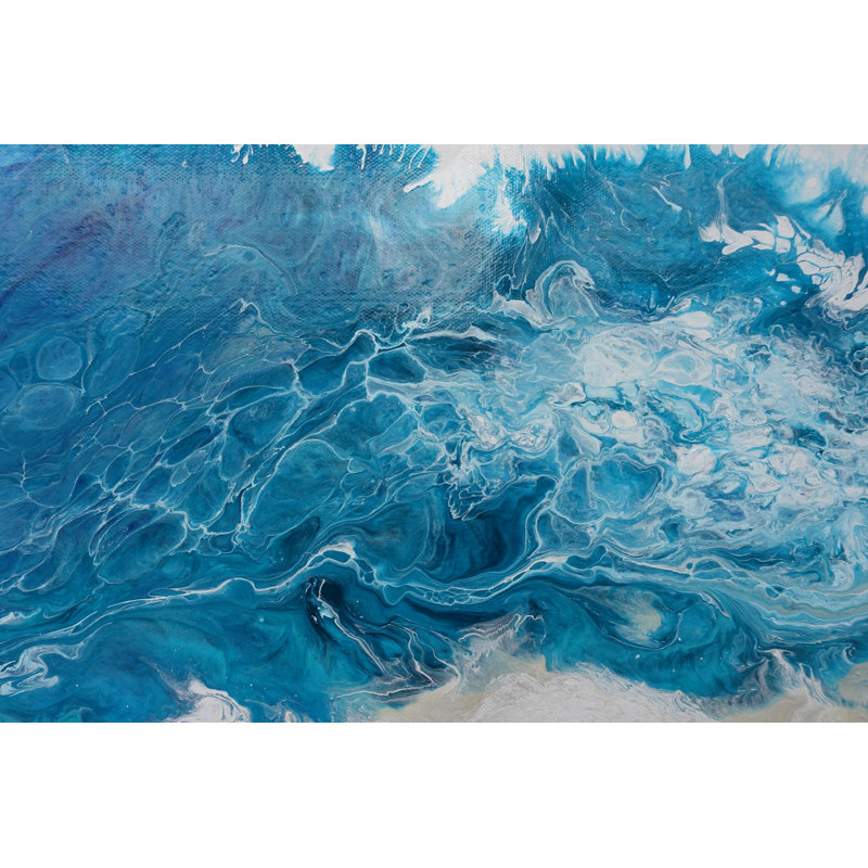 Crashing Surf Painting by Cynthia White