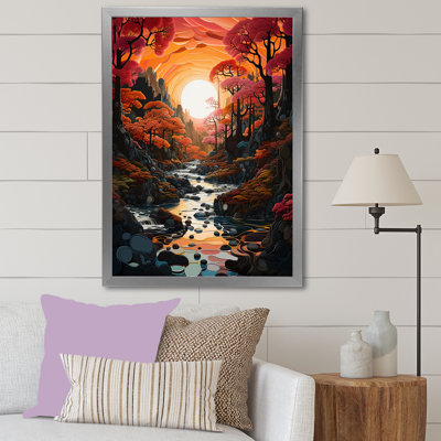 Serenity Lake Sunrise Beauty sur toile