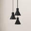 Luminaire suspendu conique à 3 lumières Byers-31132521-31132524