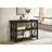 Deep Merlot Console Table with 2-shelf