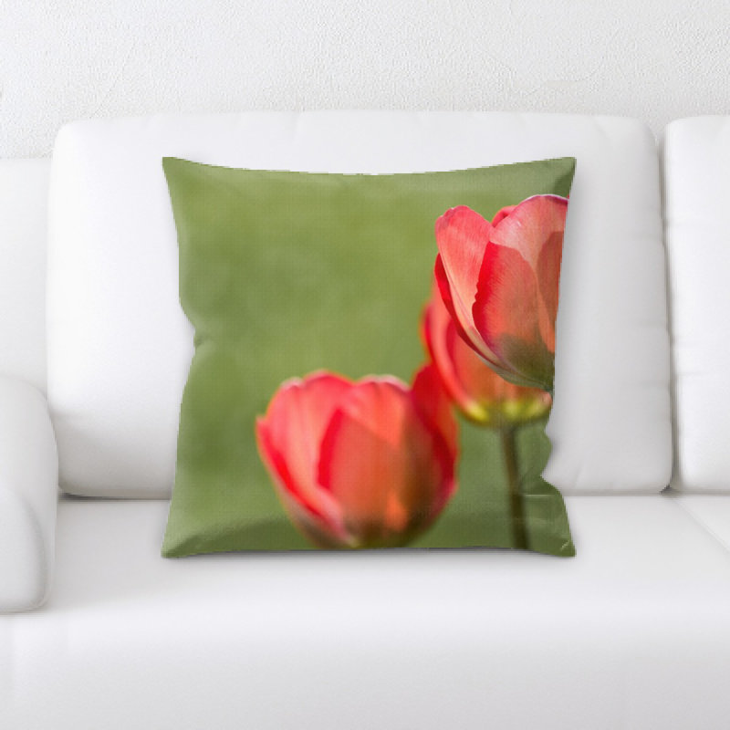Coussin de tulipes