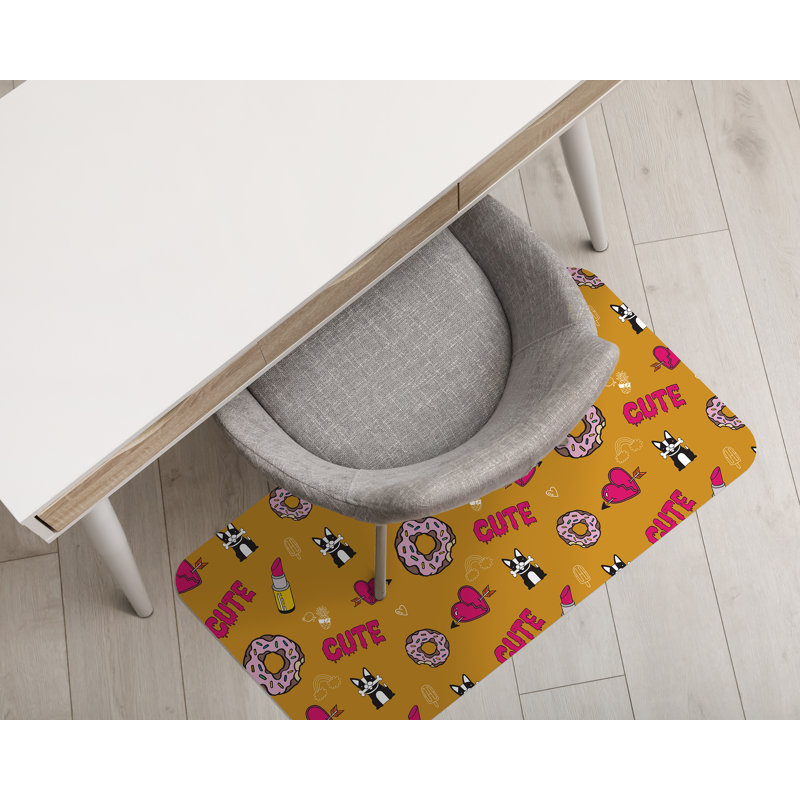 Narvin Hard Floor Rectangular Chair Mat, 120 x 90 cm