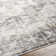 Tapis oriental en polyester tissé à la machine en gris foncé / beige Mittler