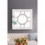Miroir mural 48 po x 48 po de style antique avec cadre en miroir