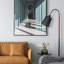 Lampe sur pied arquée 55 po Nichlas