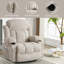 Canapé inclinable avec massage pivotant et pivotant, avec port USB et 2 porte-gobelets-29501458