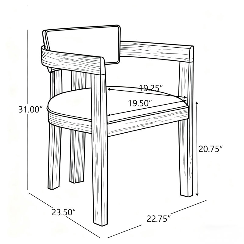 Modern Accent Dining Chairs, Belge