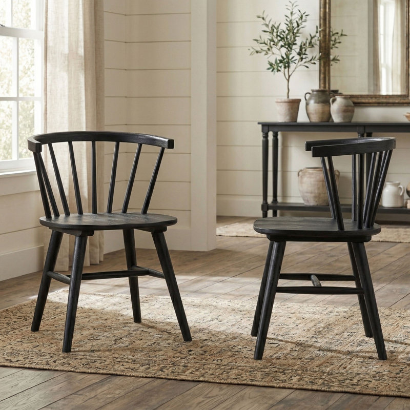 Angela Side Chairs, Black