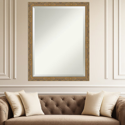 Filigree Beveled Framed Wall Mirror