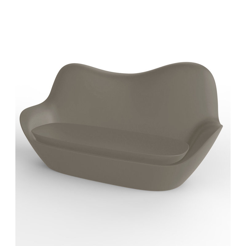 Sabinas - Canapé en résine - Laqué, Taupe