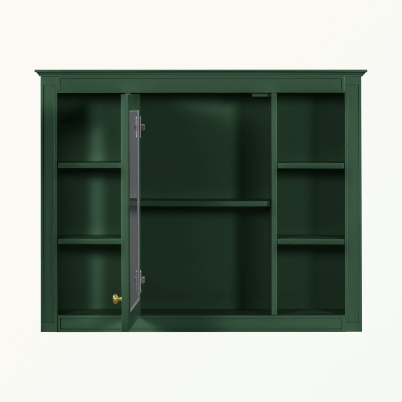 Kirac 36'' Bathroom Vanity with Top, Green