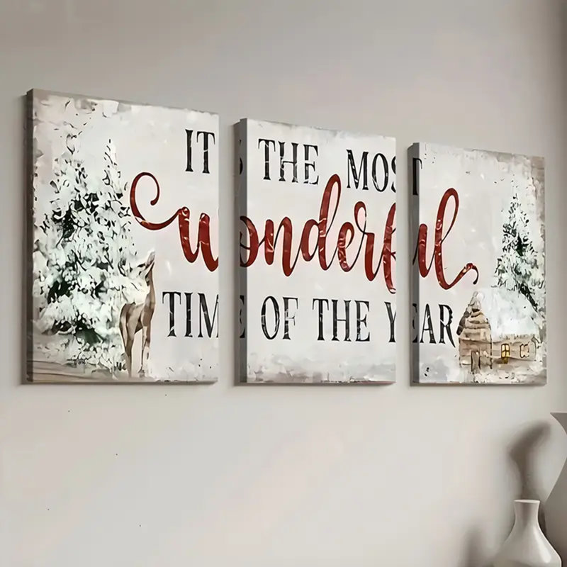 3 Piece Wrapped Canvas Painting