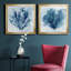 Alexio Coastal Coral I - 2 pièces, peinture sur toile encadrée-1690448776-1690448757