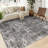 Machine Washable Rug Oriental Vintage Non-Slip Low Pile Rubber Backing Area Rug for Living Room Bedroom Kitchen Dining Room-109902985