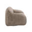 Fauteuil moelleux pivotant en fausse fourrure-666202055