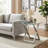 Yan Glass Top End Table