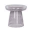 Moneer Glass Top Pedestal Side Table Set-708957372
