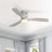 Nicola 52" 3 - Blade LED Standard Ceiling Fan with Remote Control and Light Kit Included-111707154