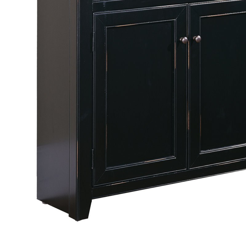 Armina Storage Bookcase, Black