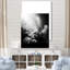 «Black and White Underwater Silent Flow II», impressions sur toile plage et océan-95891850-95891851