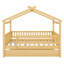 Lit en bois avec couchette-1050307680
