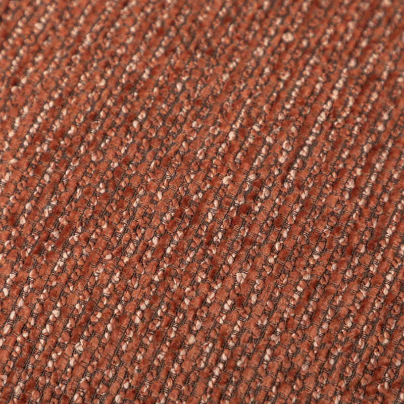 Fauteuil avec repose-pieds Bula, Orange brûlé