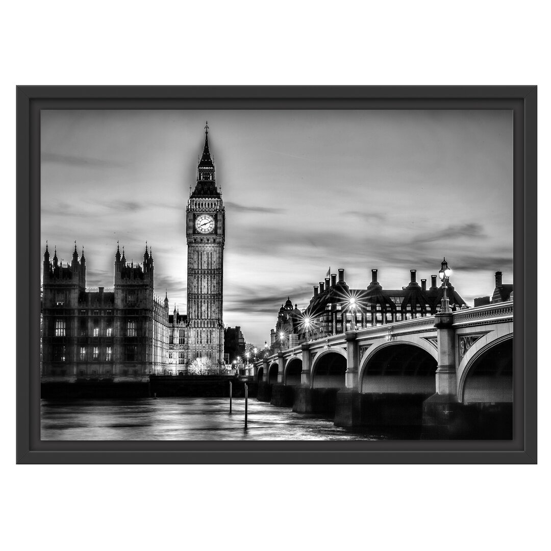 Gerahmtes Poster Big Ben at Night