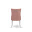 Chaises de cuisine Dallas Parson, dossier capitonné avec garniture cloutée, chaises de salle à manger rembourrées en tissu de polyester beige rouge, ensemble de 2, lin blanc-6824816