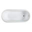 Toulouse 63'' x 28'' Soaking Acrylic Bathtub