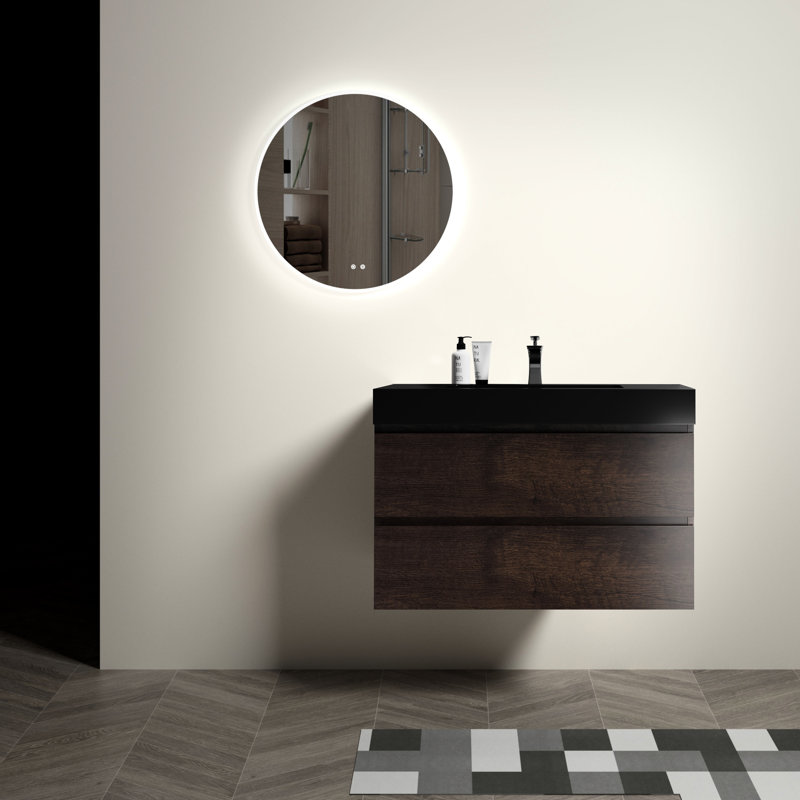 Matte Black Quartz Integrated Basin - Versatile Addition To Bathrooms Creating A Luxurious Bathroom Atmosphere