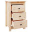 Poulson 40cm W Solid Wood Bedside Table-524407130