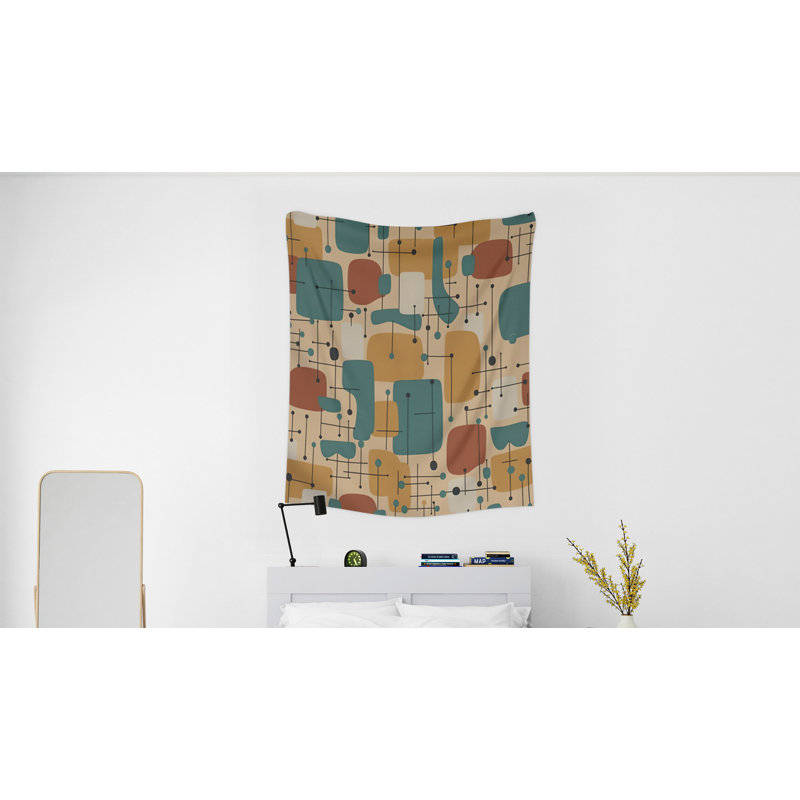 Tapisserie murale, H 60 po x l 51 po x P 0,5 po