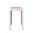 Tabouret d'appoint léger pré-assemblé en résine empilable Alysoun-809252011