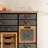 Multi-Drawer Accent Cabinet, 52"x30", Solid Wood and Metal Cabinet, Industrial Boho Cabinet