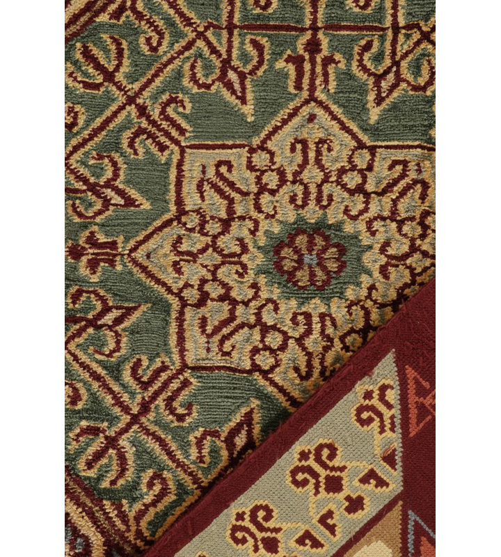 One-of-a-Kind 3'11" X 4' Hand Knotted Area Rug