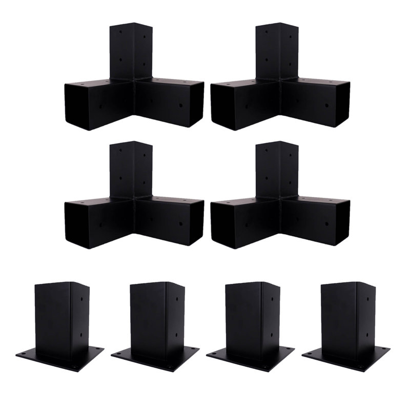 Ensemble de supports de pergola 4x4
