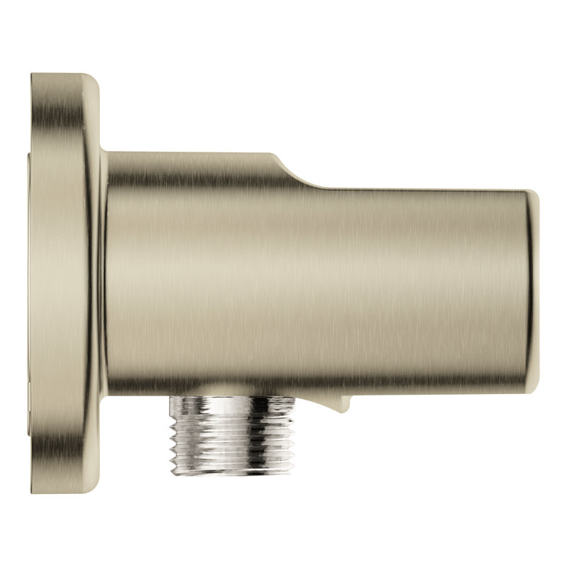 Tempesta Wall Union with Hand Shower Holder, Brushed Nickel
