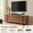 70" Modern Farmhouse Wooden Tv Stand, Media Console With Closed Storage Cabinets-55285528