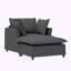 Fauteuil avec repose-pieds et repose-pieds en chenille-1011050232