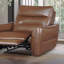 Fauteuil inclinable électrique contemporain brun caramel-617575157