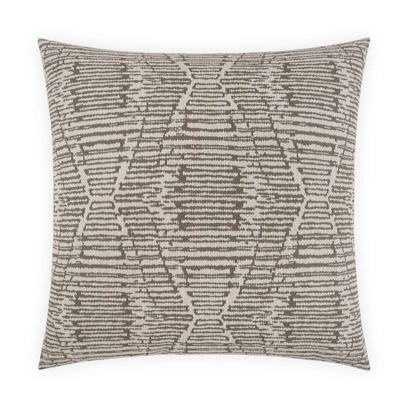 Ozetta Pillow Cover & Insert, Driftwood, Square 22"
