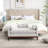 Rhile Boucle Upholstered Bench-1677386702