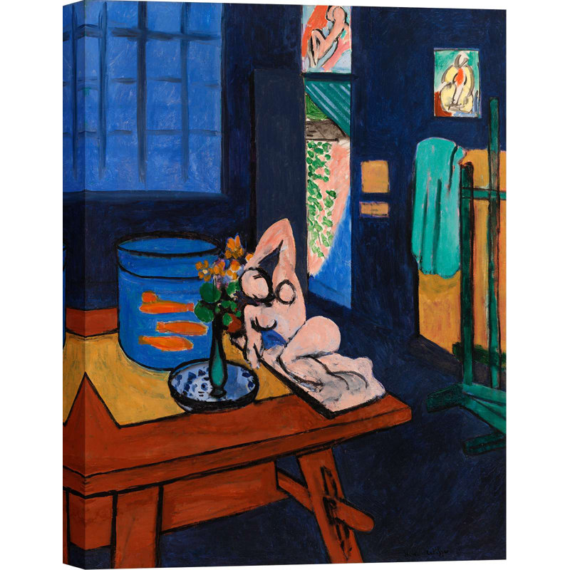 The Goldfish Workshop by Henri Matisse - Wrapped Canvas Print, 100cm H x 70cm W