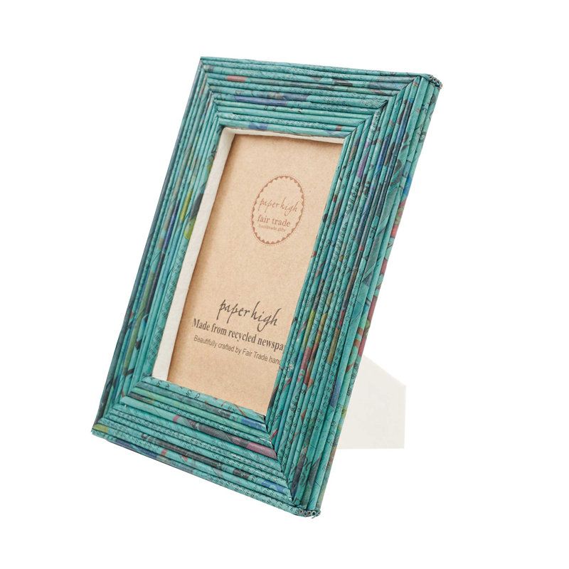 Paper Picture Frame, Teal, 12.7cm x 17.8cm
