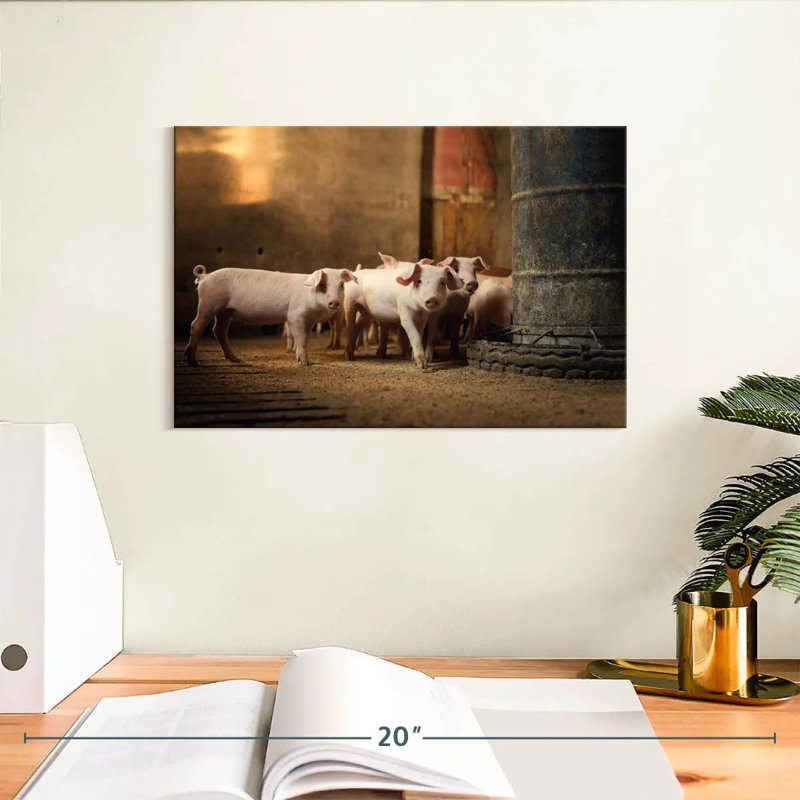Brampt Piglet Troupe, 8" H x 12" W