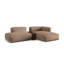 Bedar 2 Seater Velvet Corner Sofa -2138193511